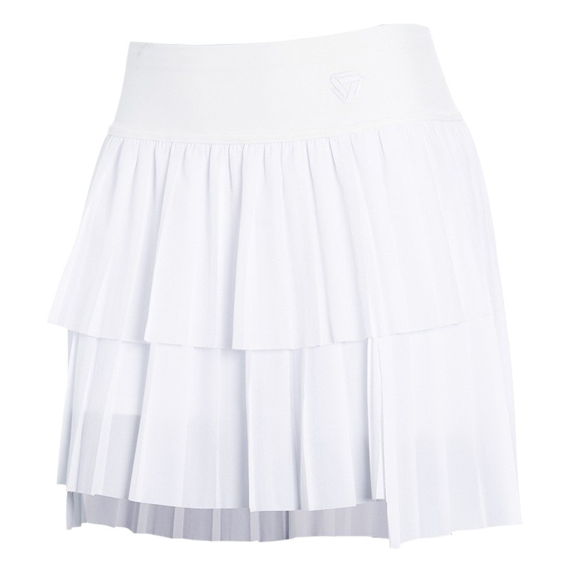 Short Skirt with Faux Two-Piece Design, Summer Running Skirt with Pockets, Hip-Covering Sports Yoga Skirt Pants, Breathable Quick-Dry High-Waisted