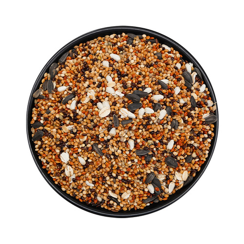Budgie feed black phoenix bird food yellow millet peony bird food five-color millet mixed bird food can be shipped on behalf of