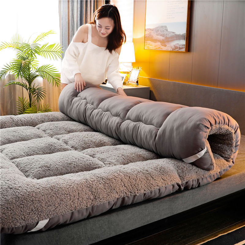 Thickened Warm Cashmere Mattress Double Tatami Mattress Student Dormitory Mat Non-Slip Foldableable Mat