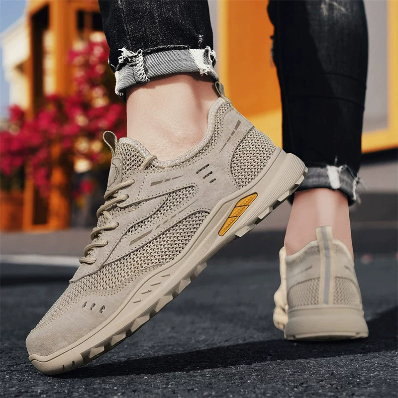 Обувь мужская весна 2025 дышащая спортивная обувь наружная мужская обувь большого размера мужская приливная бренд летняя повседневная одиночная обувь мужская