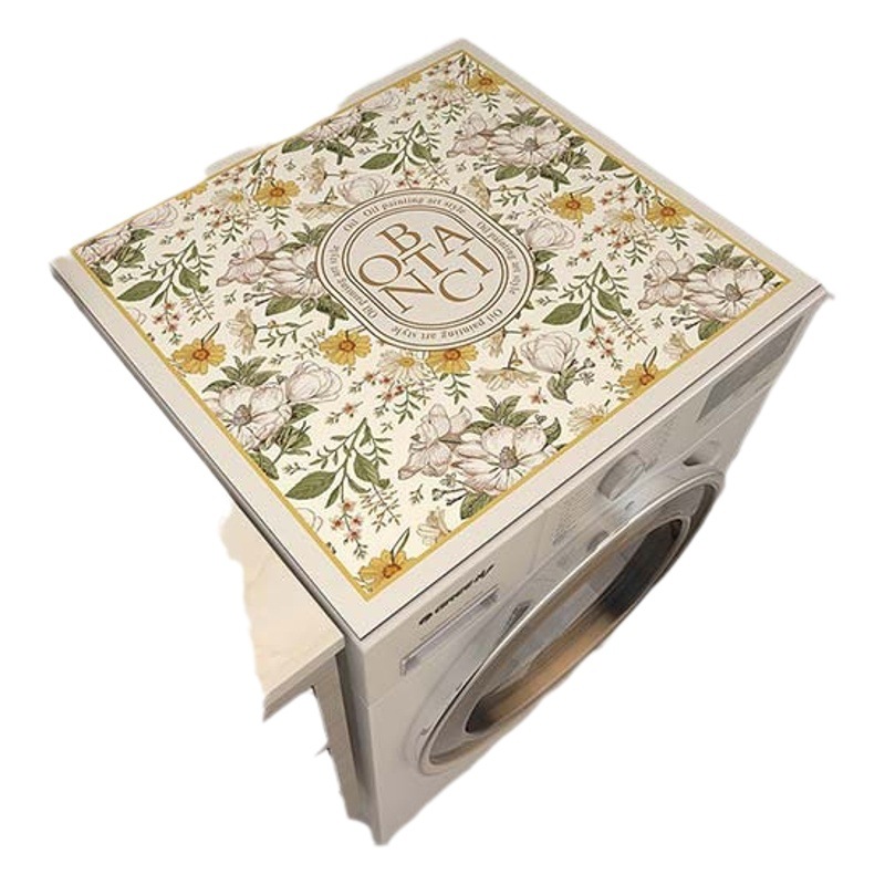 Lavadora doméstica americana almohadilla de tapa absorbente y a prueba de polvo almohadilla de mesa de horno microondas almohadilla de mesa de aislamiento térmico no lavable para refrigerador al por mayor