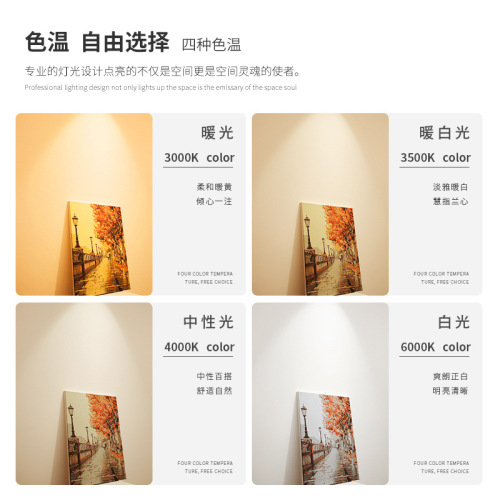 Human body induction spotlight cob anti-glare embedded entry entrance hallway corridor kitchen infrared smart sensor light