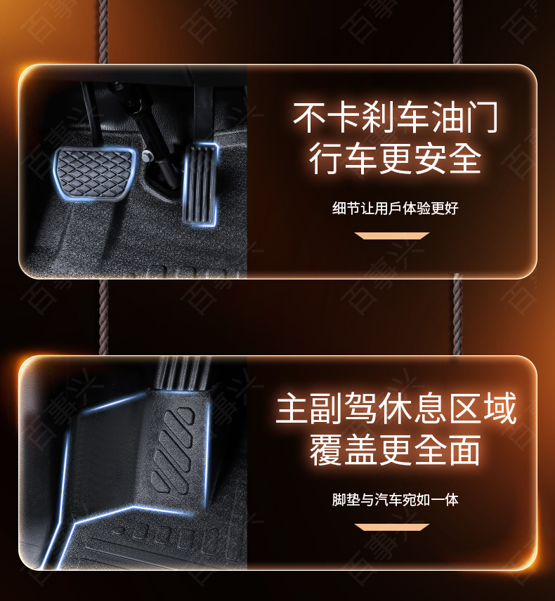 Suitable for Changan Kuayue Starlight Ev, Full-Coverage Tpe Trunk Mat for New Energy Passenger/Cargo Vehicles