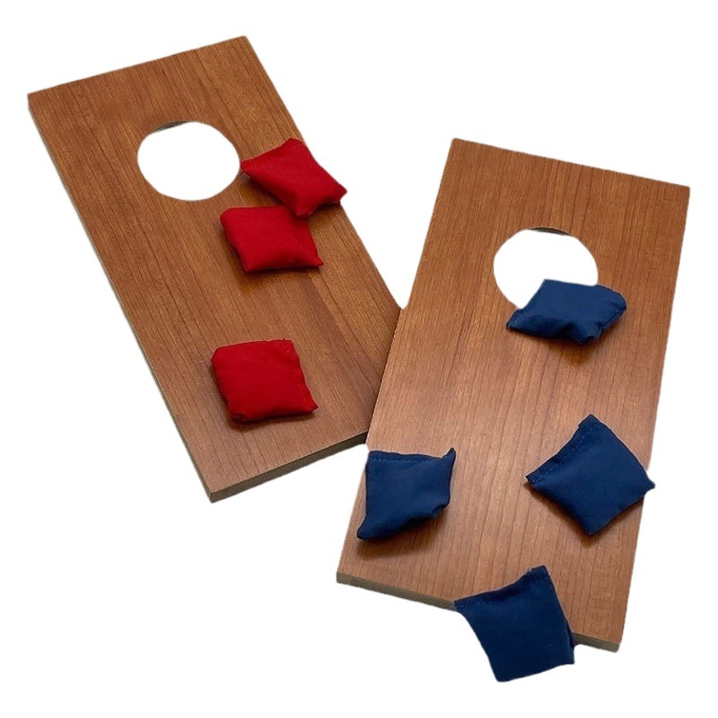 Mini tablero de bolsa de arena interacción entre padres e hijos juego perdedor juguete educativo tablero de bolsa de arena de madera juego de escritorio