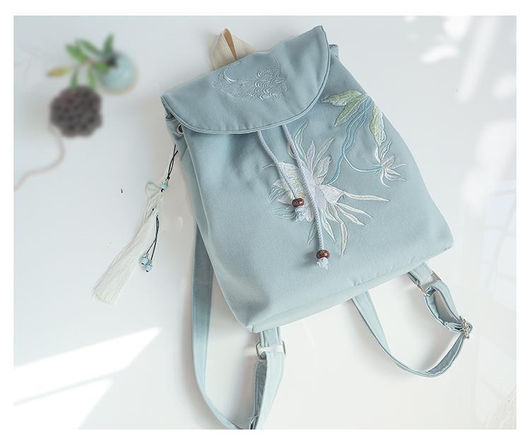 Wasserabweisend 17 Zoll Blume Täglich Rucksack Für Damen display picture 3