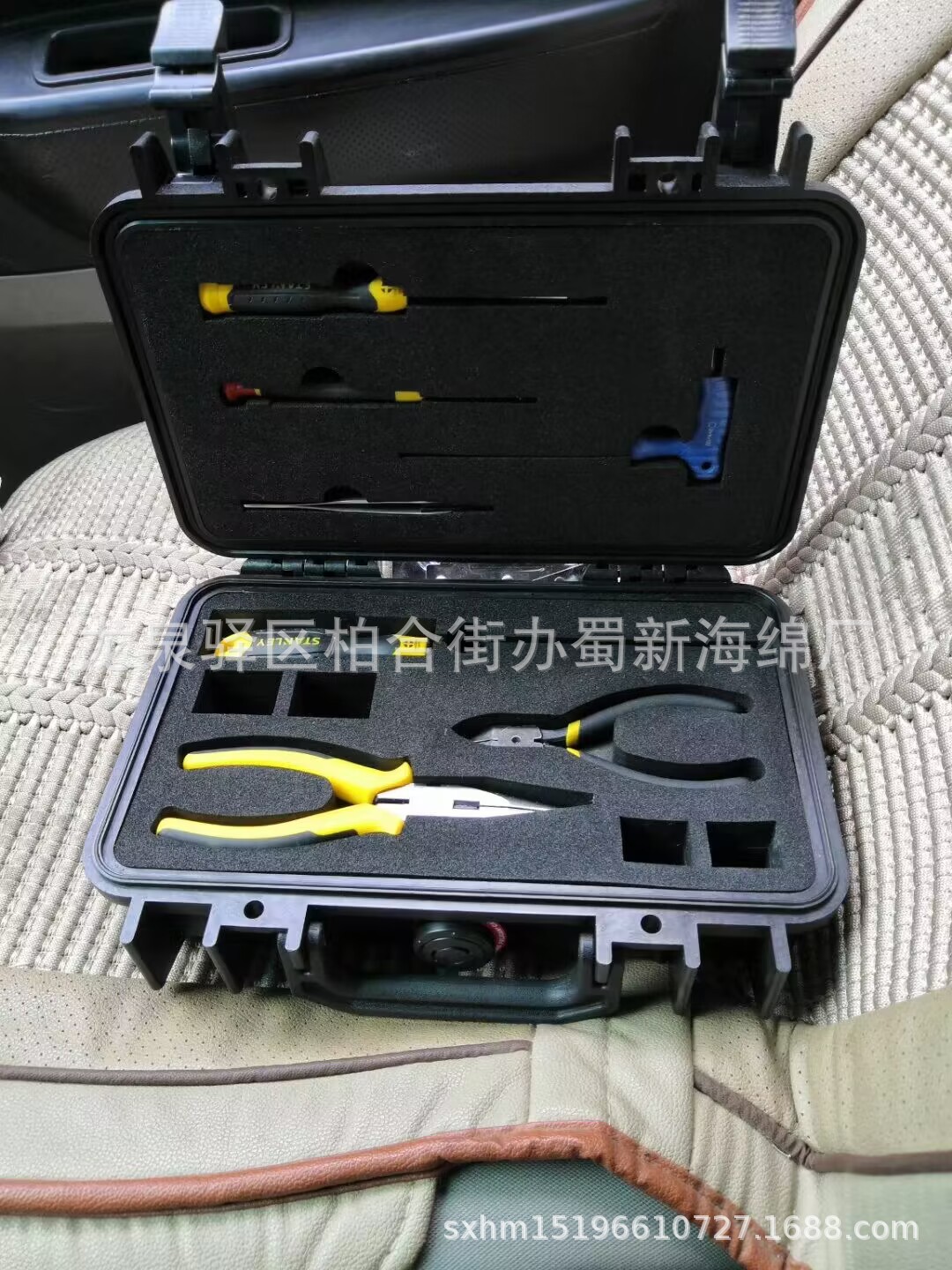 厂家供应工具箱铝箱内衬EVA泡沫成型异型/黑色EVA一体成型泡沫