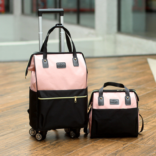 Short-distance travel bag, large-capacity luggage bag, boarding trolley case, women's lightweight travel bag, business trip, men's luggage, child and mother bag