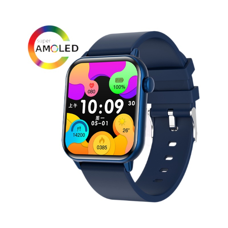 2024 Nuevo zw64 reloj inteligente 1,85 pulgadas amled frontera estrecha salud multifuncional Bluetooth reloj deportivo