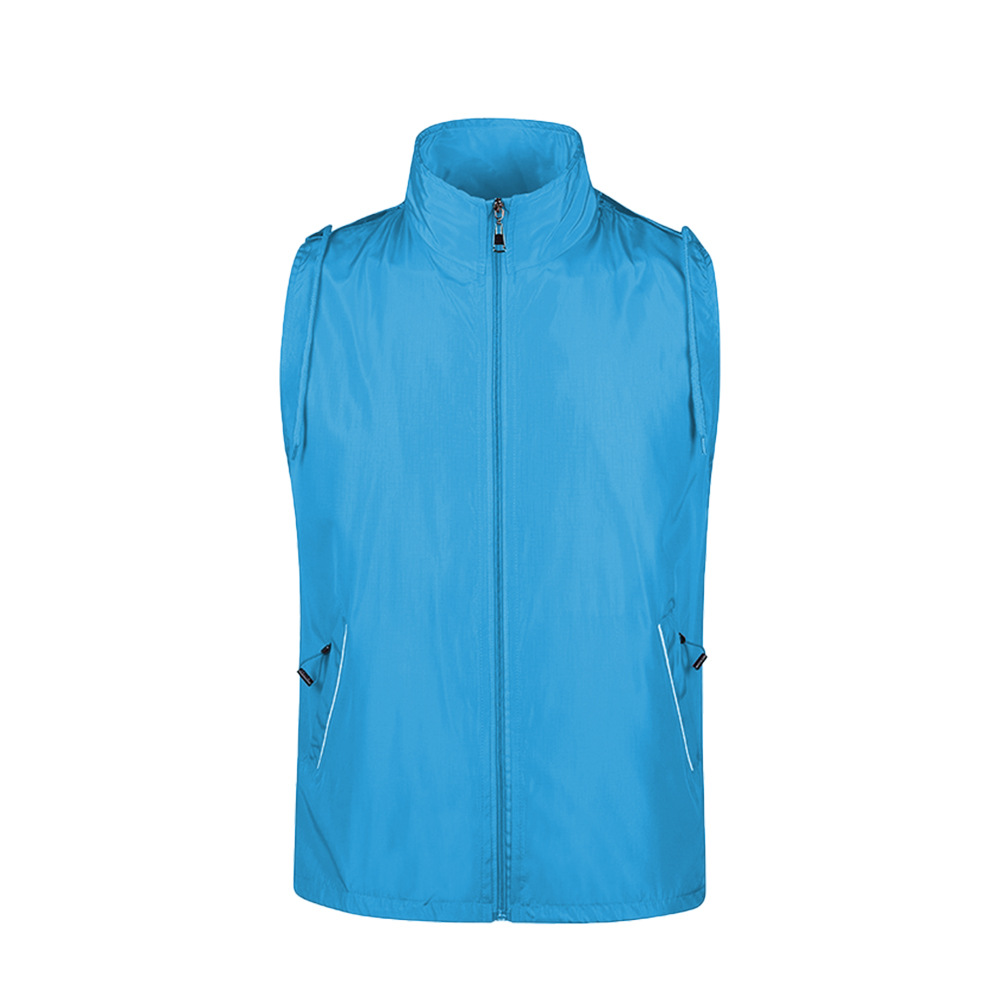 Primavera y otoño más cachemira ropa de trabajo cálida chaleco para hombres ropa exterior a prueba de viento e impermeable al aire libre chaleco de herramientas de lana polar personalizado