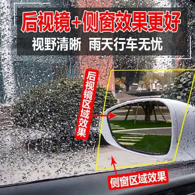 Qijun full screen anti-fog – Rearview mirror rainproof sticker