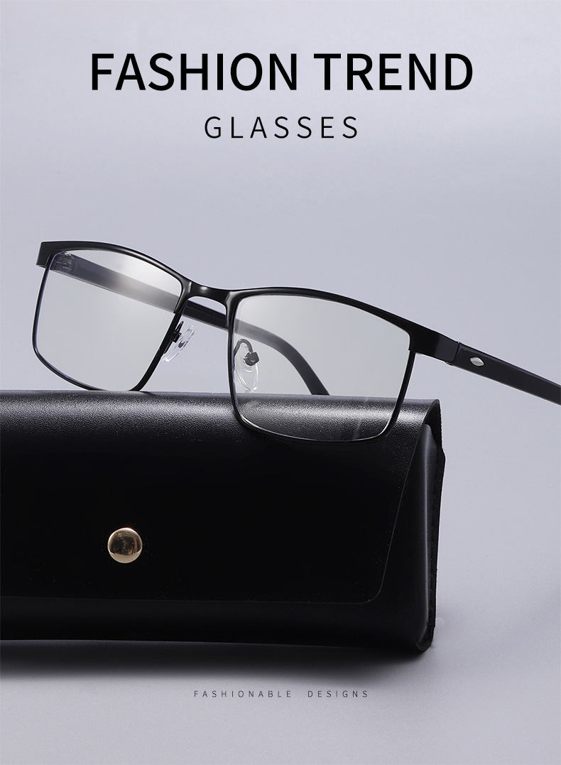 Fashion Ac Square Full Frame Men's Sunglasses display picture 1