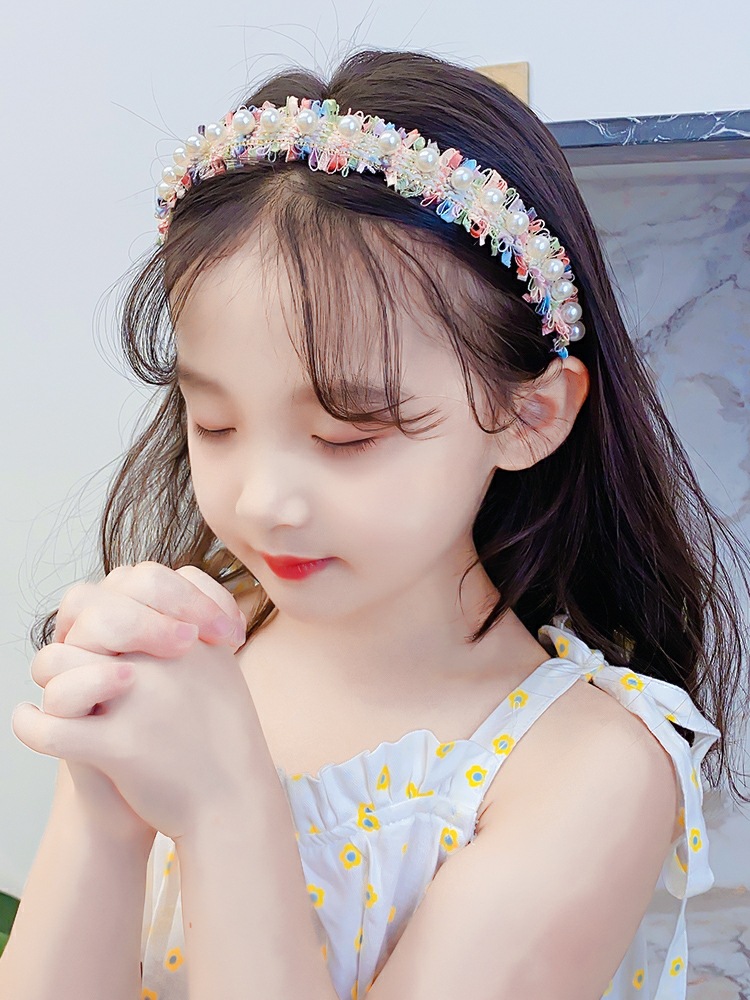 pearl lace headband