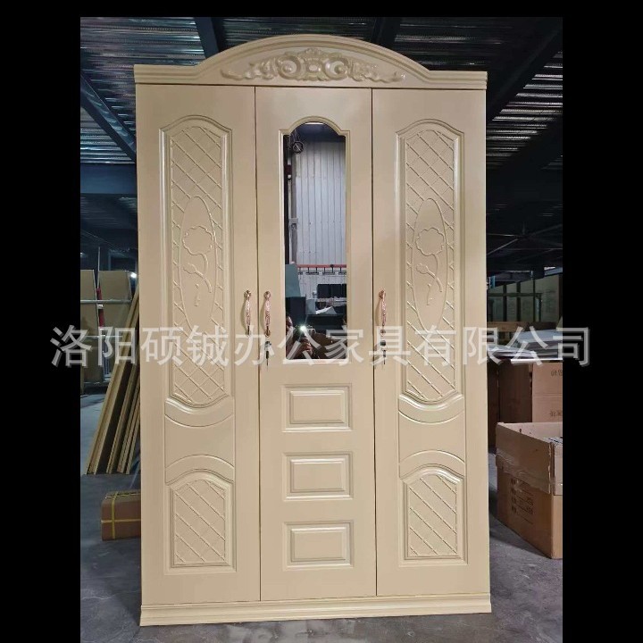 Armario de acero prensado para comercio exterior, armario grabado, armario metálico, armario para ropa de cama, armario estampado, armario de almacenamiento para dormitorio, armario cambiador.