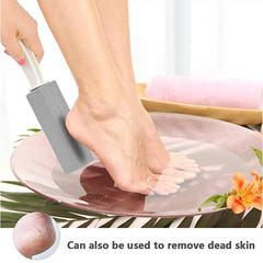 TV New Product Natural Pumice Stone Toilet Bowl Cleaner Brush, Stain Remover, Edge Cleaning Brush