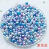 Starry sky from pearl, colorful accessory for manicure, gradient, handmade