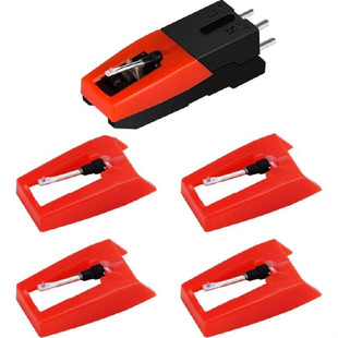 Ruby Head Phonograph Head Phonograph Phonograph Black Glue Phonograph Piezo Head 1 Singing Needle 4