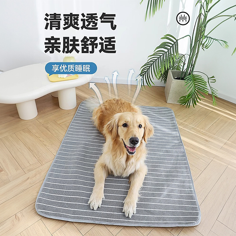 Alfombrilla para perros Alfombrilla para mascotas de verano Alfombrilla para piso Alfombrilla para perros Alfombrilla para gatos Alfombrilla de hielo para mascotas Alfombrilla para dormir de verano para perros