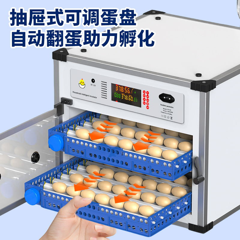 Suministro directo del fabricante: incubadora de huevos para codornices y pollitos, incubadora de huevos pequeña para el hogar, incubadora de aves de corral.