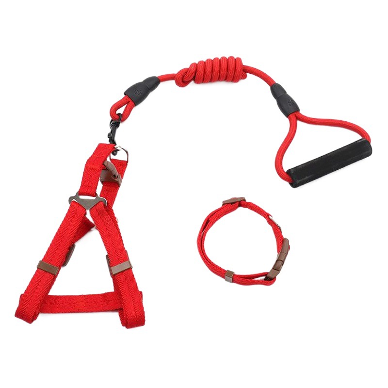 Nueva correa para mascotas chaleco correa para el pecho para mascotas transpirable perros pequeños y medianos anti-rotura correa para perros al por mayor