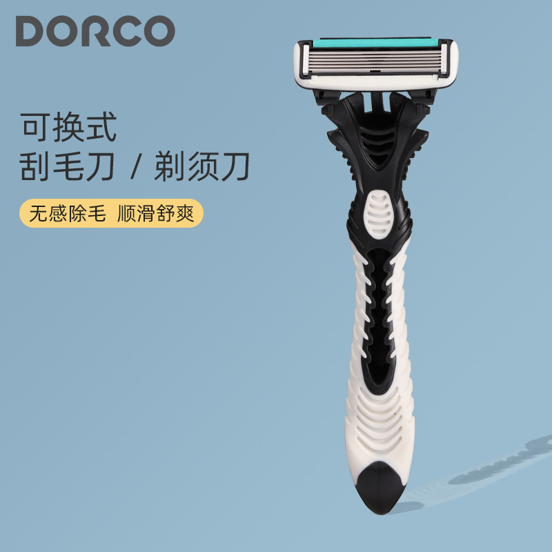 DORCO/Doleke genuine Pace6 men's manual razor razor 6 layer blade light 1 pack