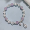 S137-Imitation cat eye purple star bracelet #SZ526
