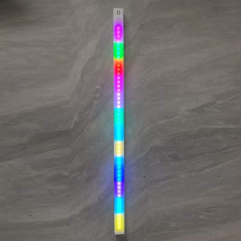 Three-Color Rgb Human Sensor Strip Light, Magnetic Charging Model, No Wiring Required, Wardrobe Light, Night Light Three-Color Rgb Human Sensor Strip Light, Magnetic Charging Model, No Wiring Required, Wardrobe Light, Night Light