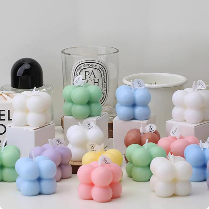 Velas de incienso, pequeños regalos de cumpleaños, fragancia, adornos creativos, velas con regalos de mano, llamas hechas a mano