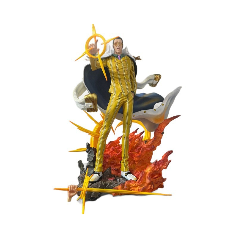 海贼王 海军三大将 GK黄猿 共鸣系列 雕像场景模型 摆件 盒装手办|undefined