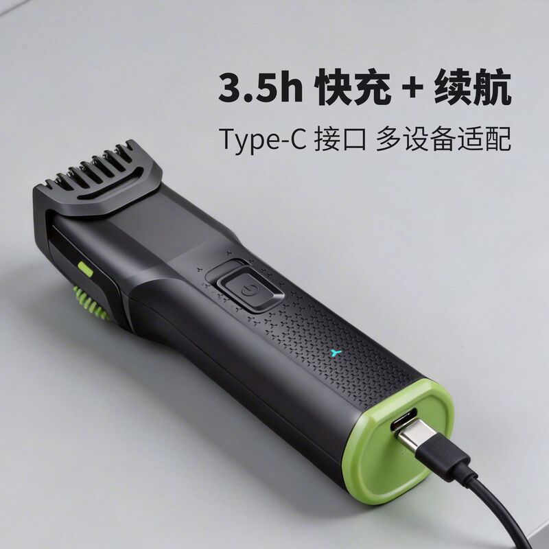 Cross-Border In-Stock Smart Digital Display Electric Shaver Beard Trimmer Amazon Fully Washable Adjustable Trimmer