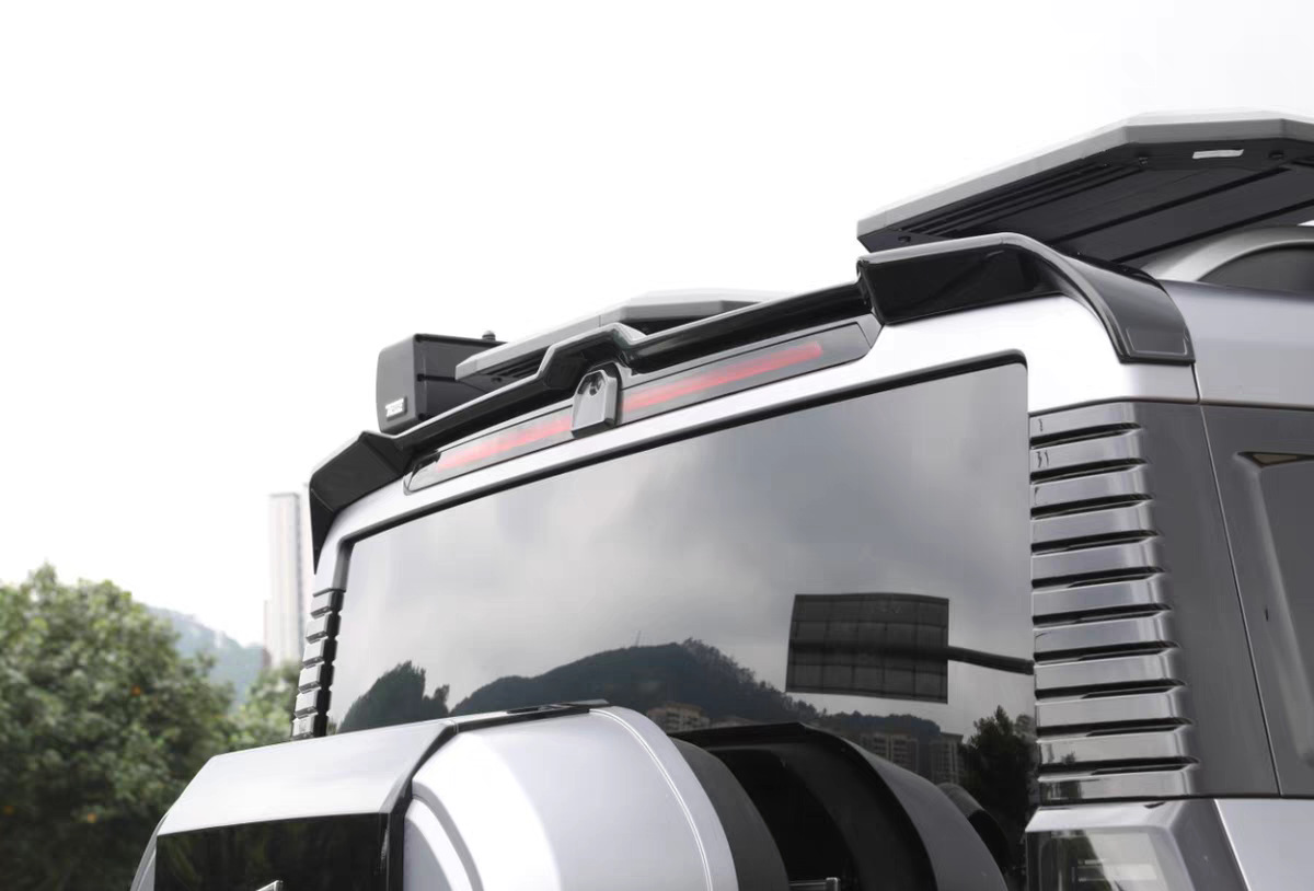 Suitable for 2023-2025 Jietu Traveler Shanhai T2 Integrated Rear Wing Special No-Drill Modification Roof Wing