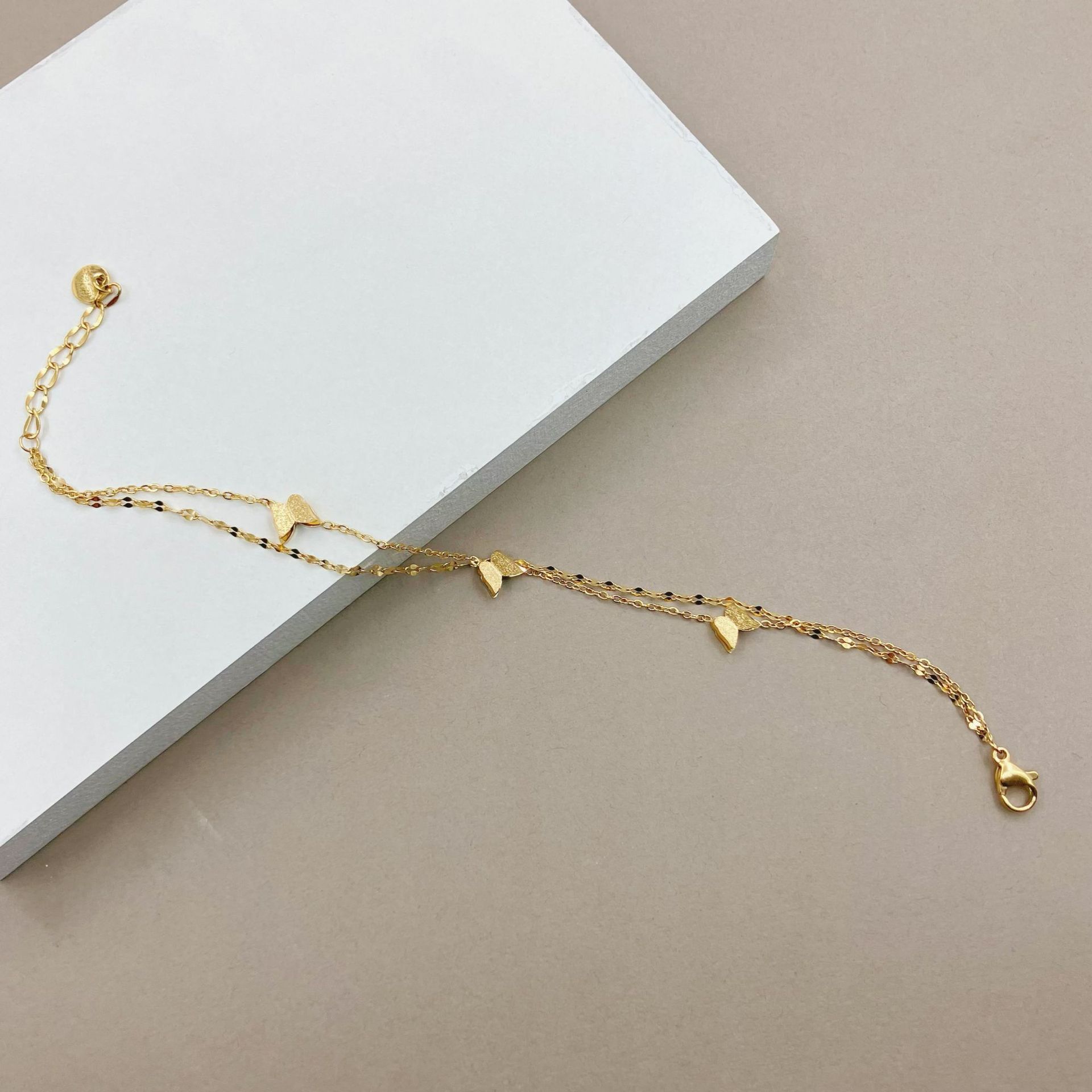 Simple Style Butterfly Stainless Steel Bracelets 1 Piece