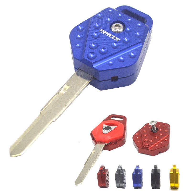 For Yamaha motorcycle MT07 MT09 TRACER modified decorative cover key Shell keychain