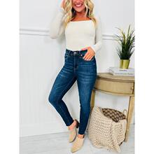 P 74134 High Waist Stretch Denim Pants ����ţ��С�_ѝ �羳