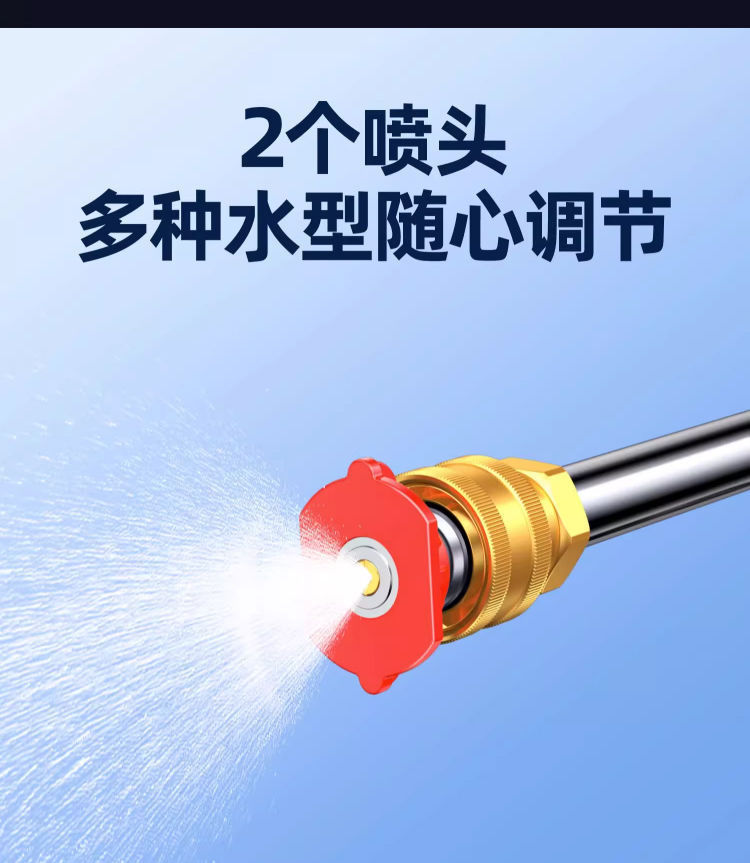 Car High-Pressure Household Electric Car Wash Machine Rechargeable Car Wash Gun High-Power Car Wash Water Gun Cleaning Machine Car Washer