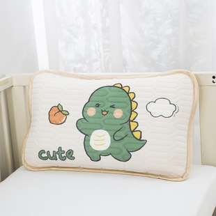 Children's Latex Pillowcase 40*60 Kindergarten Ice Silk Pillowcase Cartoon Cute Baby Summer Pillowcase 30*50