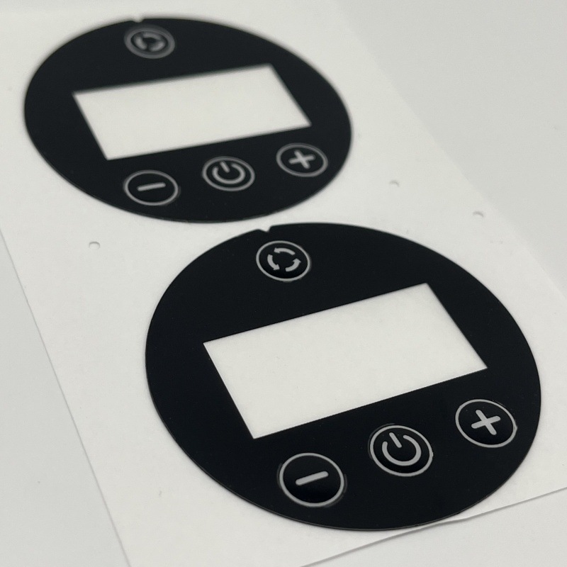 丝印加工PET薄膜鼓包开关按键面贴 电子仪器设备凸包开关按键面贴