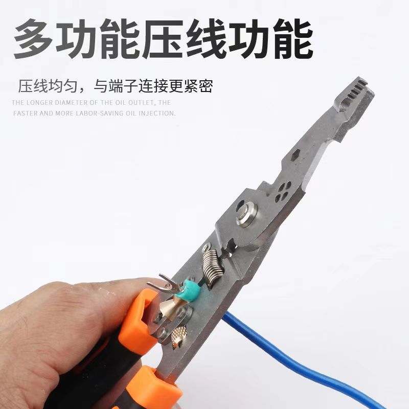 Spot diez en uno, alicates pelacables multifuncionales, dobladores especiales, pelacables especiales para electricistas, bobinado
