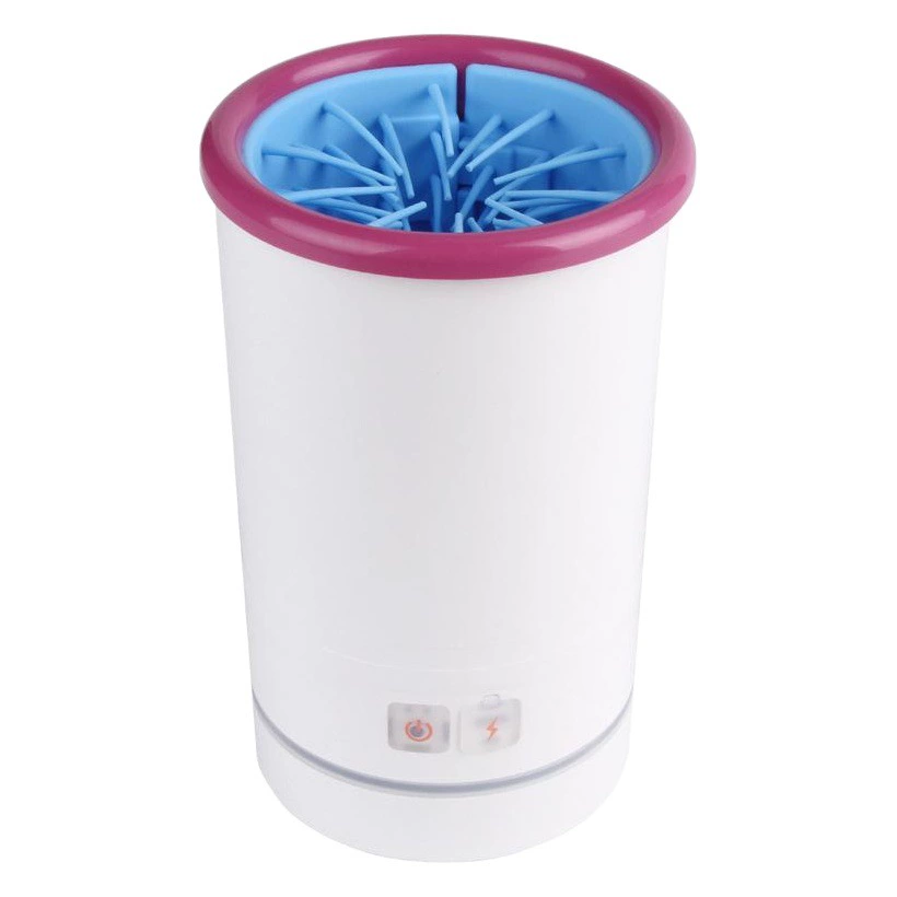 Автоматическая чашка для мытья ног для домашних животных Шайба для щенков Кошка Поймать Электрическая чашка для чистки ног Чашка для чистки собак Протрите бесплатно