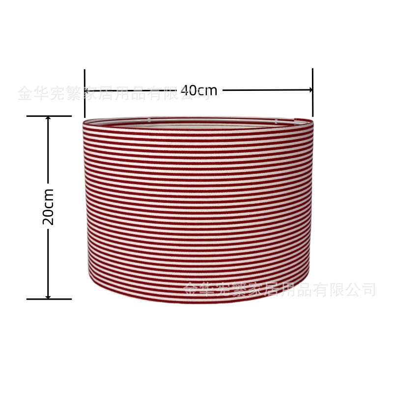 Transfronterizo desmontable plegable KD lámpara cubierta de cubierta de sombra redonda lino lámpara de escritorio lámpara de piso lámpara candelete anti-deslumbramiento