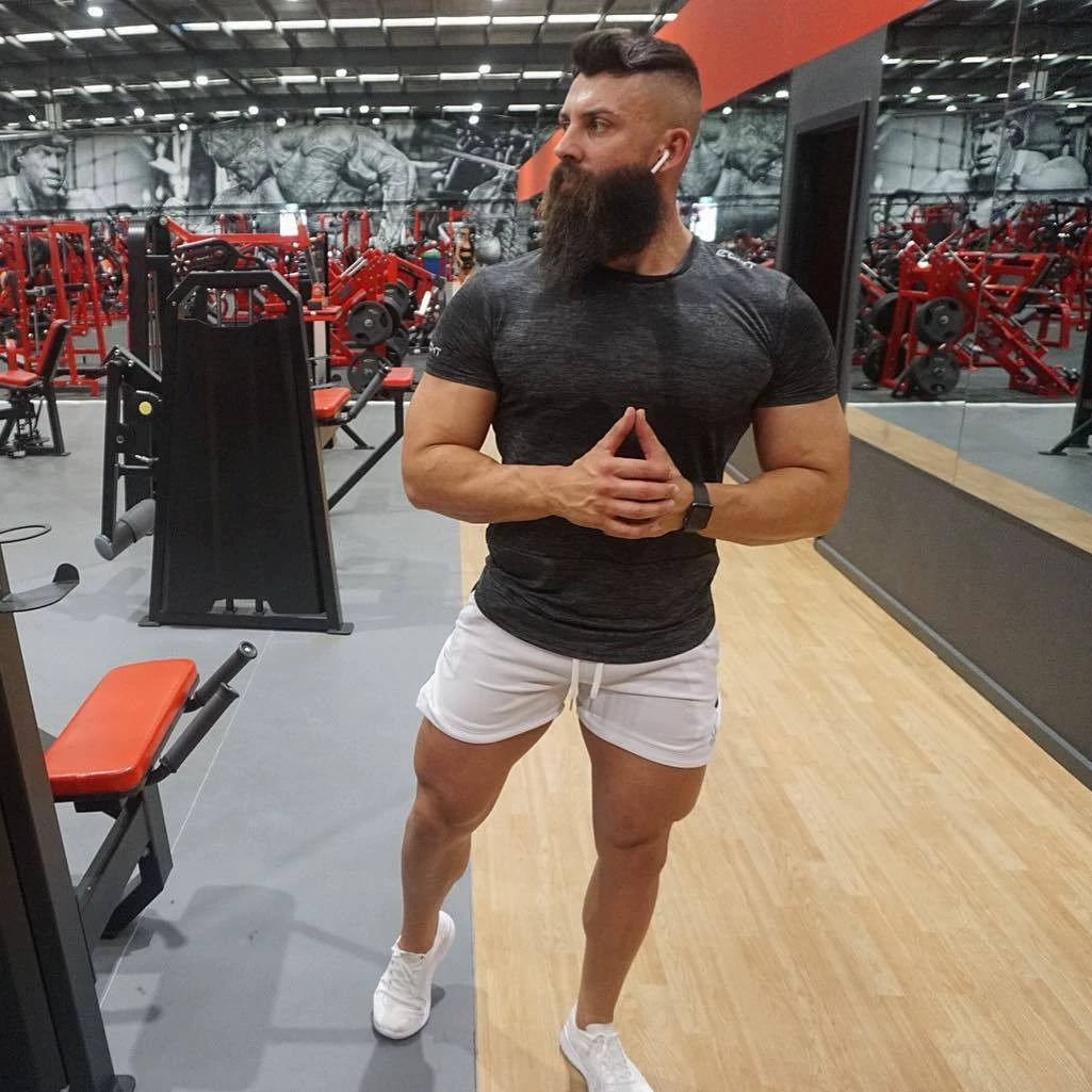 Спортивные шорты, тонкий комбинезон для зала и отдыха, быстросохнущие дышащие тренировочные брюки, европейский/американский стиль, для бега, обтягивающие