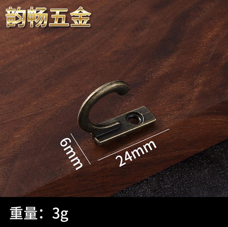 Gancho de ropa transfronteriza solo gancho aleación ropa antigua gancho ropa gancho aleación solo gancho Extra pequeño mini GANCHO 2 hoyos gancho