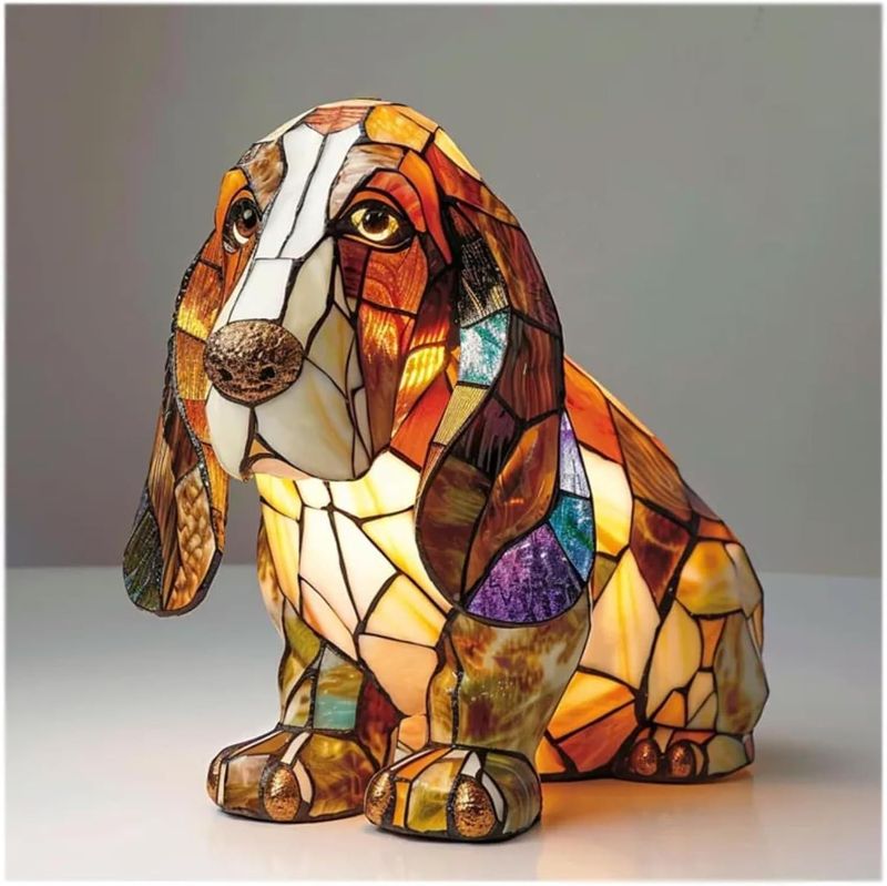 跨境Cat Lamp-Dachshund Lamp-Bigfoot Lamp树脂雕像LED灯摆件|undefined