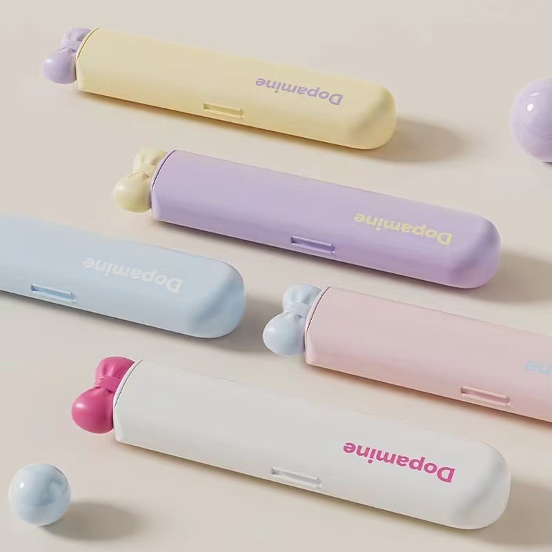 304 Stainless Steel Bow-Shaped Spoon, Chopsticks, and Fork Children's Set, Portable Three-Piece Cutlery Set