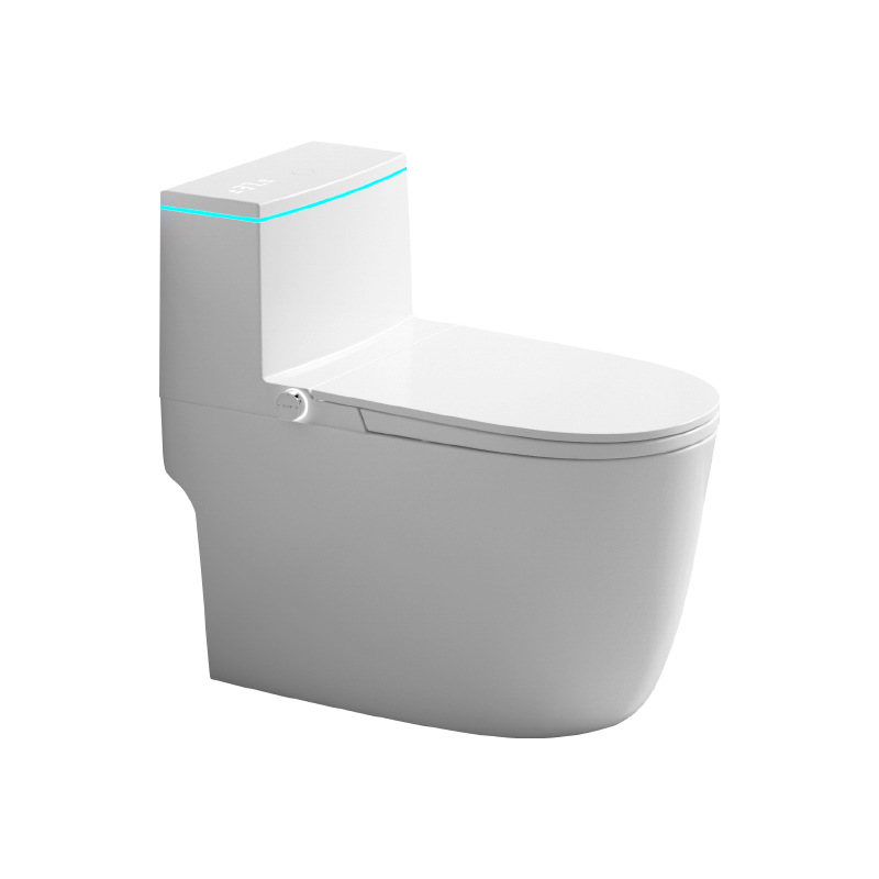 Nuevo inodoro inteligente totalmente automático para lavar el trasero del hotel de uso doméstico unido inodoro Chaozhou fuente fábrica directa