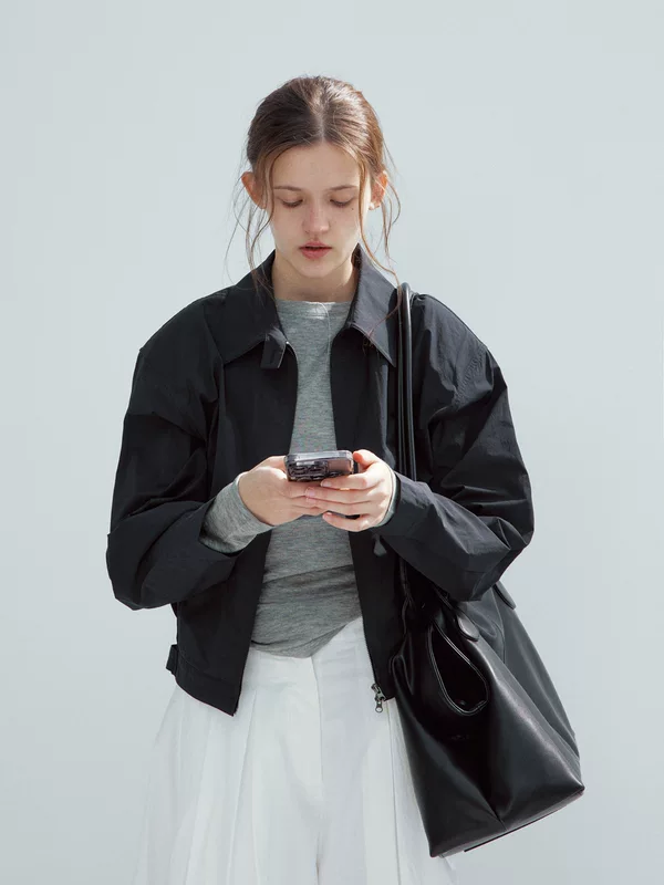 Spring shirt for leisure, short jacket