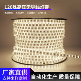 led灯带高压220v户外防水超亮发光软灯条家装氛围工程工地照明