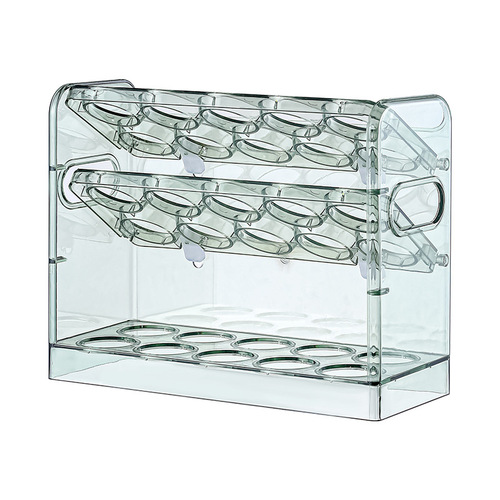 Refrigerator side door egg storage box 30 multi-layer flipping egg storage rack kitchen egg box refrigerator crisper