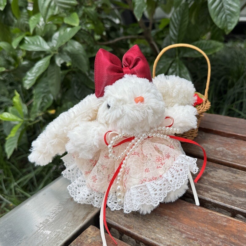 クリエイティブでかわいい垂れ耳ボニーウサギのドレスアップDIY大きなスカート超妖精垂れ耳ウサギのぬいぐるみ吊り下げ装飾品クロスボーダー用|undefined