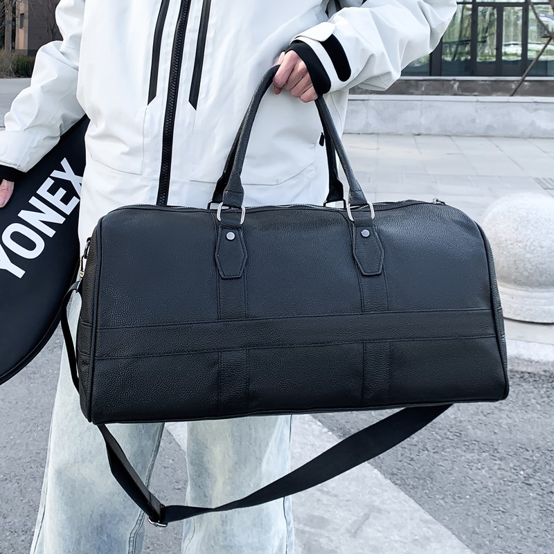 Bolso de nuevo estilo, bolsa de fitness, bolsa de viaje de pu para hombre, bolsa de lona de gran capacidad para viajes de corta distancia, bolsa deportiva para mujer