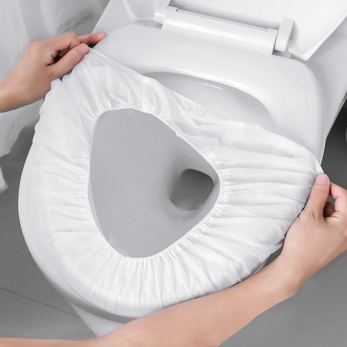 Disposable toilet mat non-woven anti-fouling toilet mat maternal portable travel hotel single-piece package toilet seat paper
